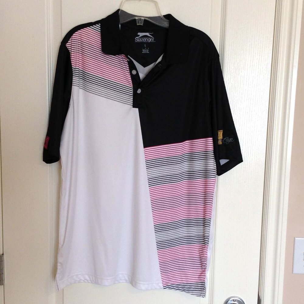 Slazenger The Coachella Cup Men's Polo Short Sleeve Shirt Size L Sports